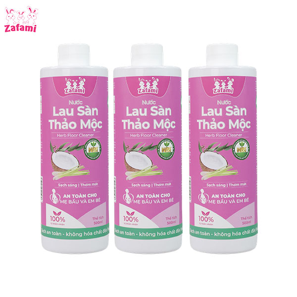 Combo Nước Lau Sàn Thảo Mộc Zafami – Herb Floor Cleaner ( 500ML)