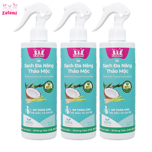 Combo Xịt sạch đa năng thảo mộc Zafami - Herbal Multi-Purpose Cleaning Spray